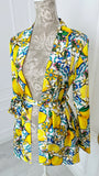 Kimono Satin "Amalfi " LEMONS