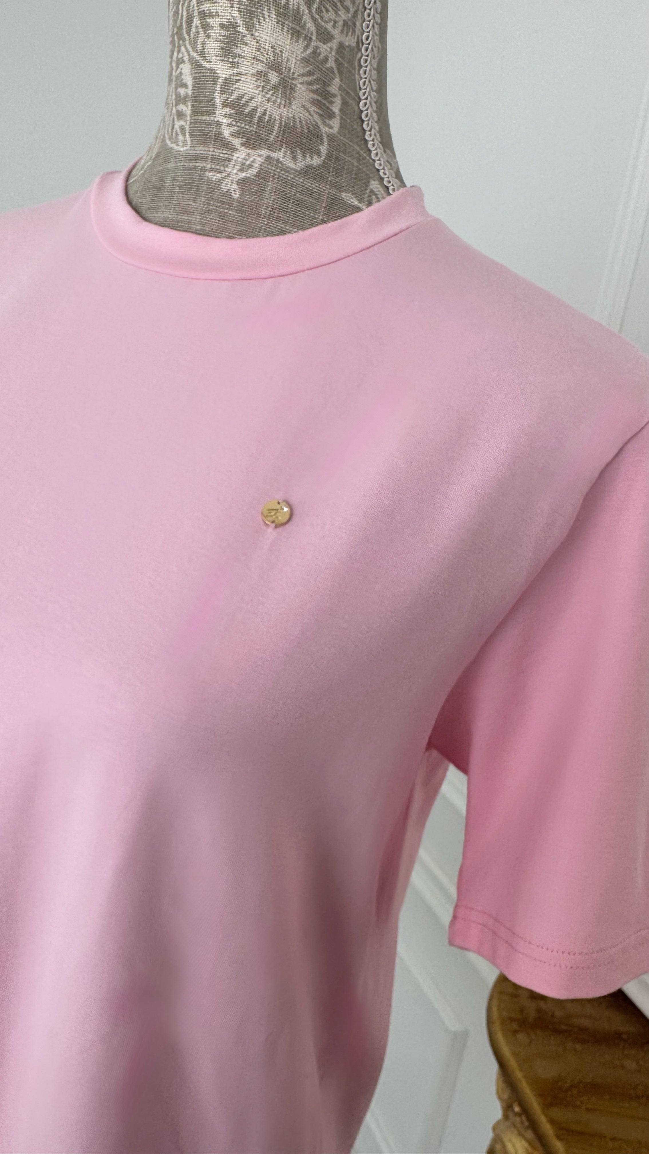 Tricou STANDARD CUT  " Softie" Lung BABY PINK