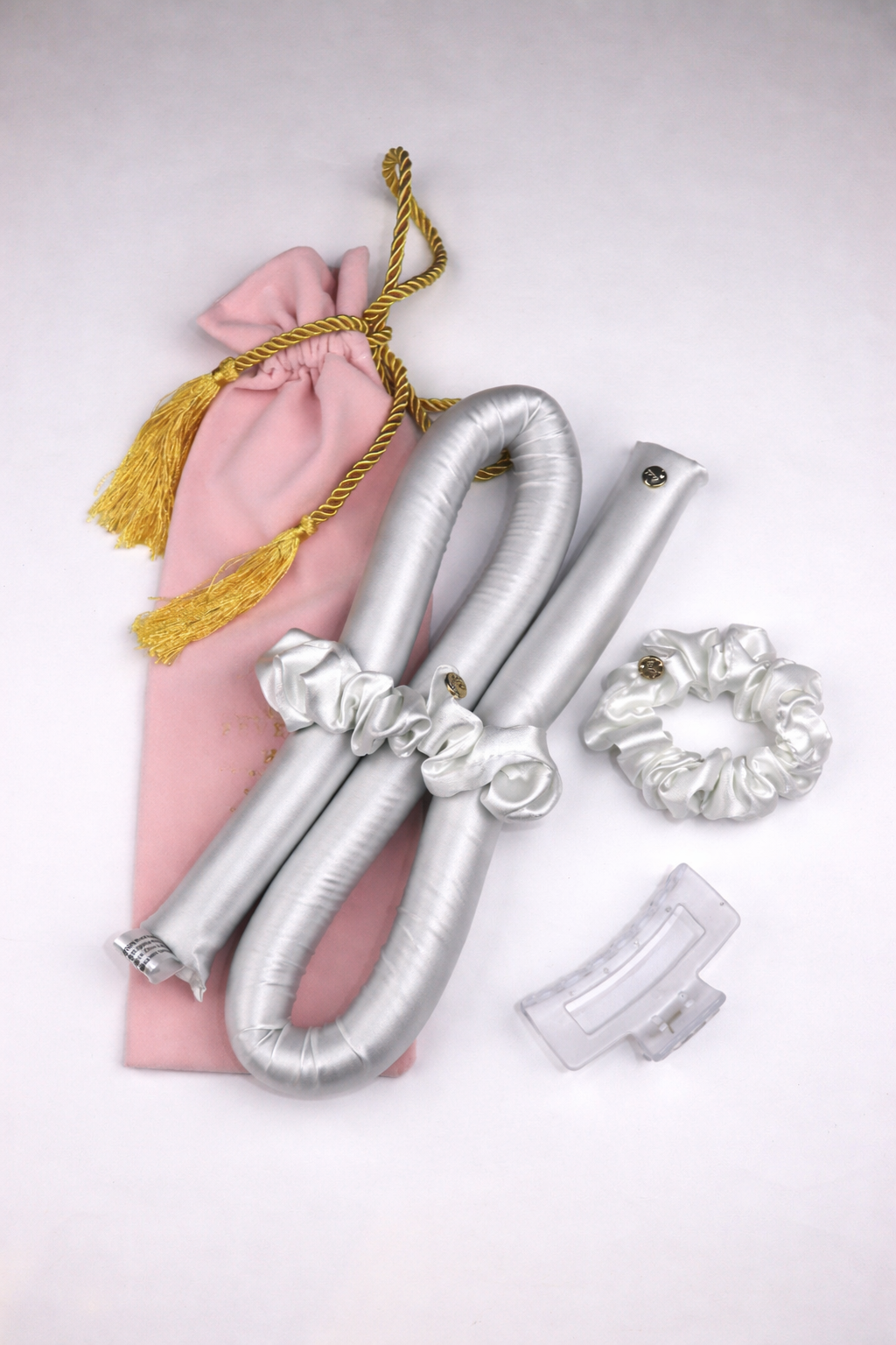 Ondulator STANDARD fără Căldură cu elastice din Mătase Naturală SILVER