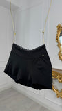 Pantalones modeladores cortos y dobles "HERA" elásticos Negros