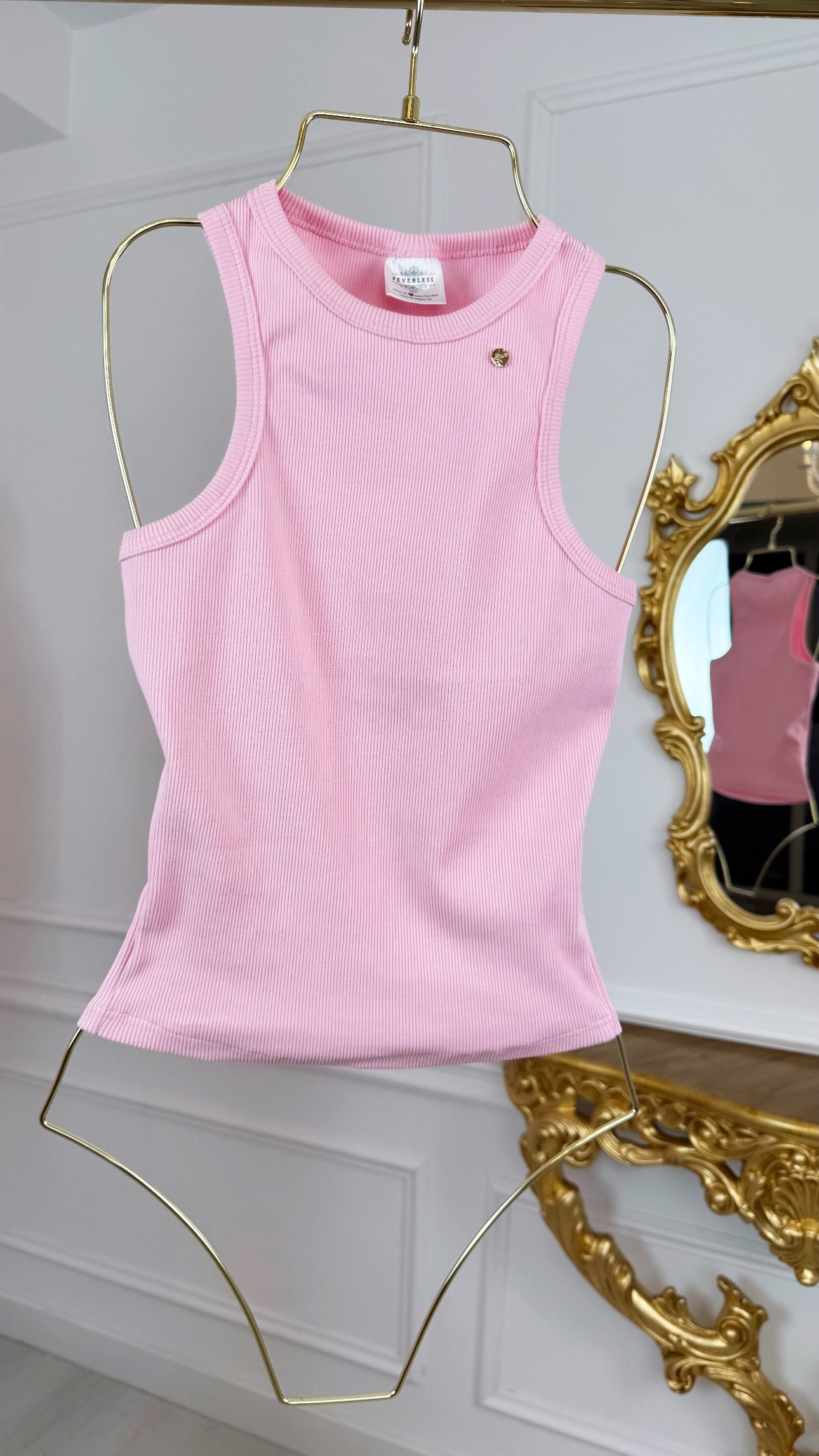 TOP Rib "Blush" BABY PINK