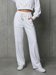 Pantaloni "ERIA 500" Bumbac Drepți Largi ALB
