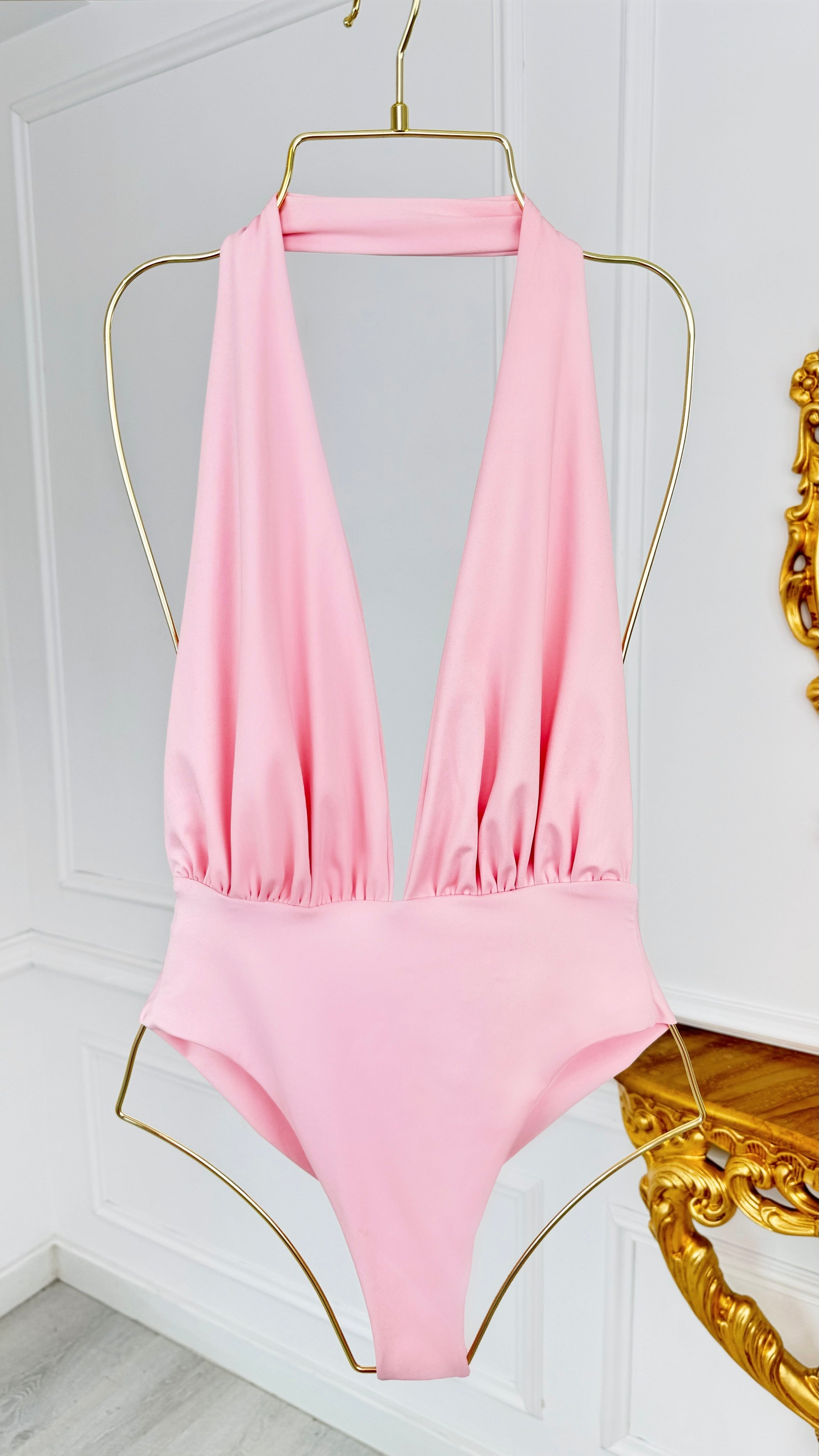 Costum de baie/Body întreg "Gaia" Baby Pink