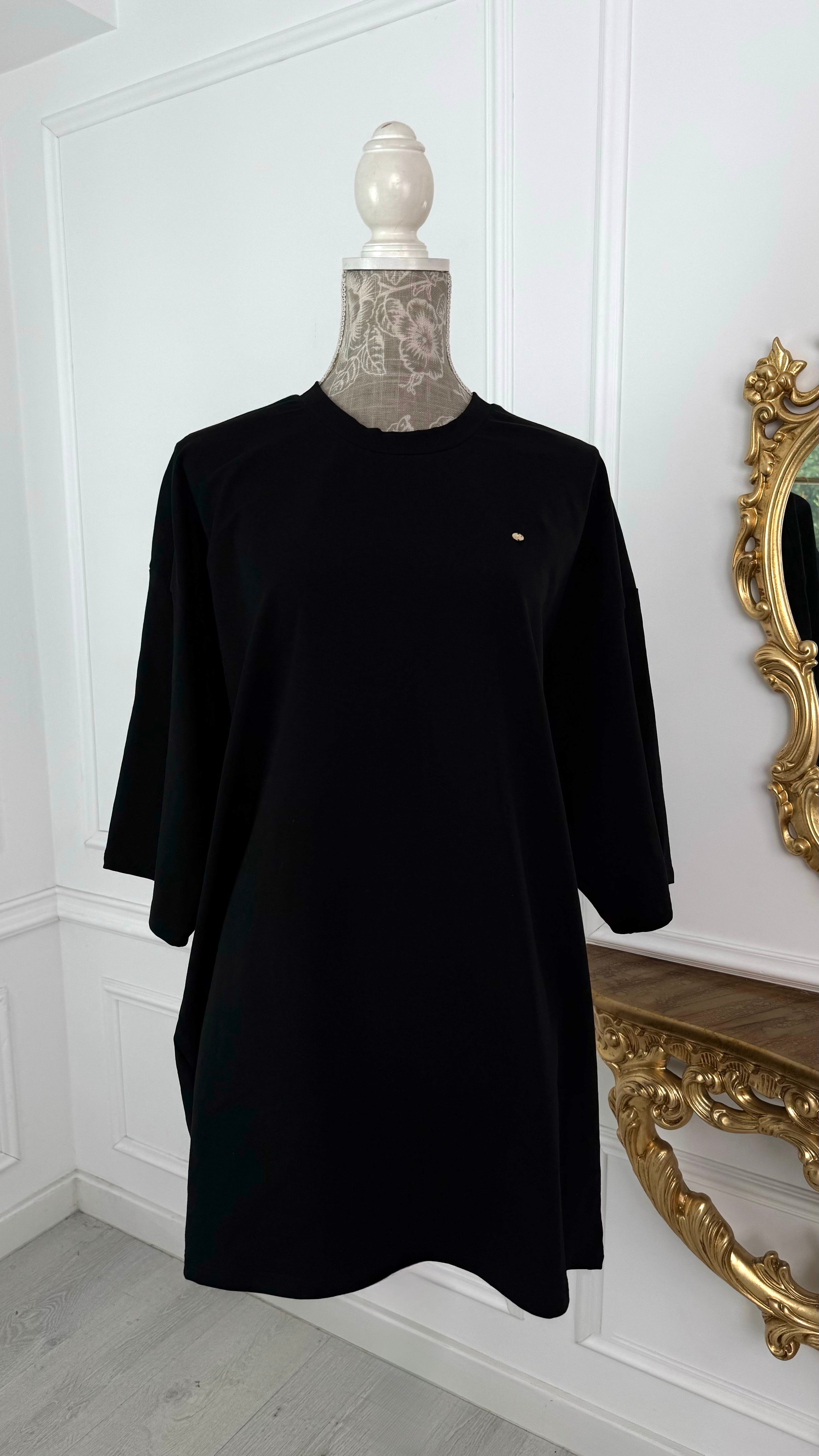 Camiseta OVERSIZE "Softie" – Larga – ROSA BEBÉ