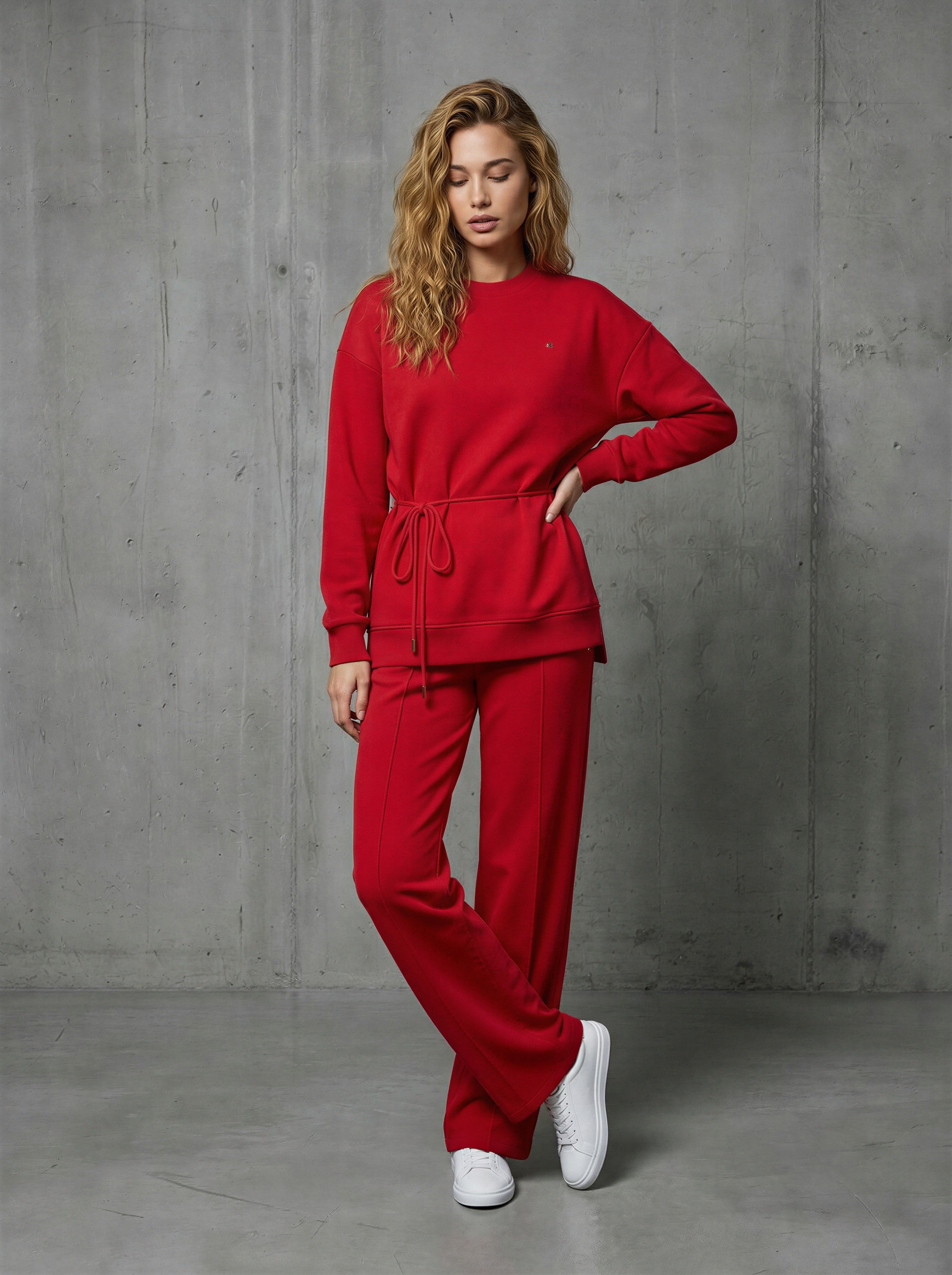 Blusa "Eria 500" con la espalda descubierta ROJO