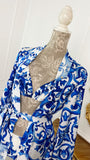 Cardigan/Halat Satin "Delicate" MEDIU cu mânecă evazată Santorini