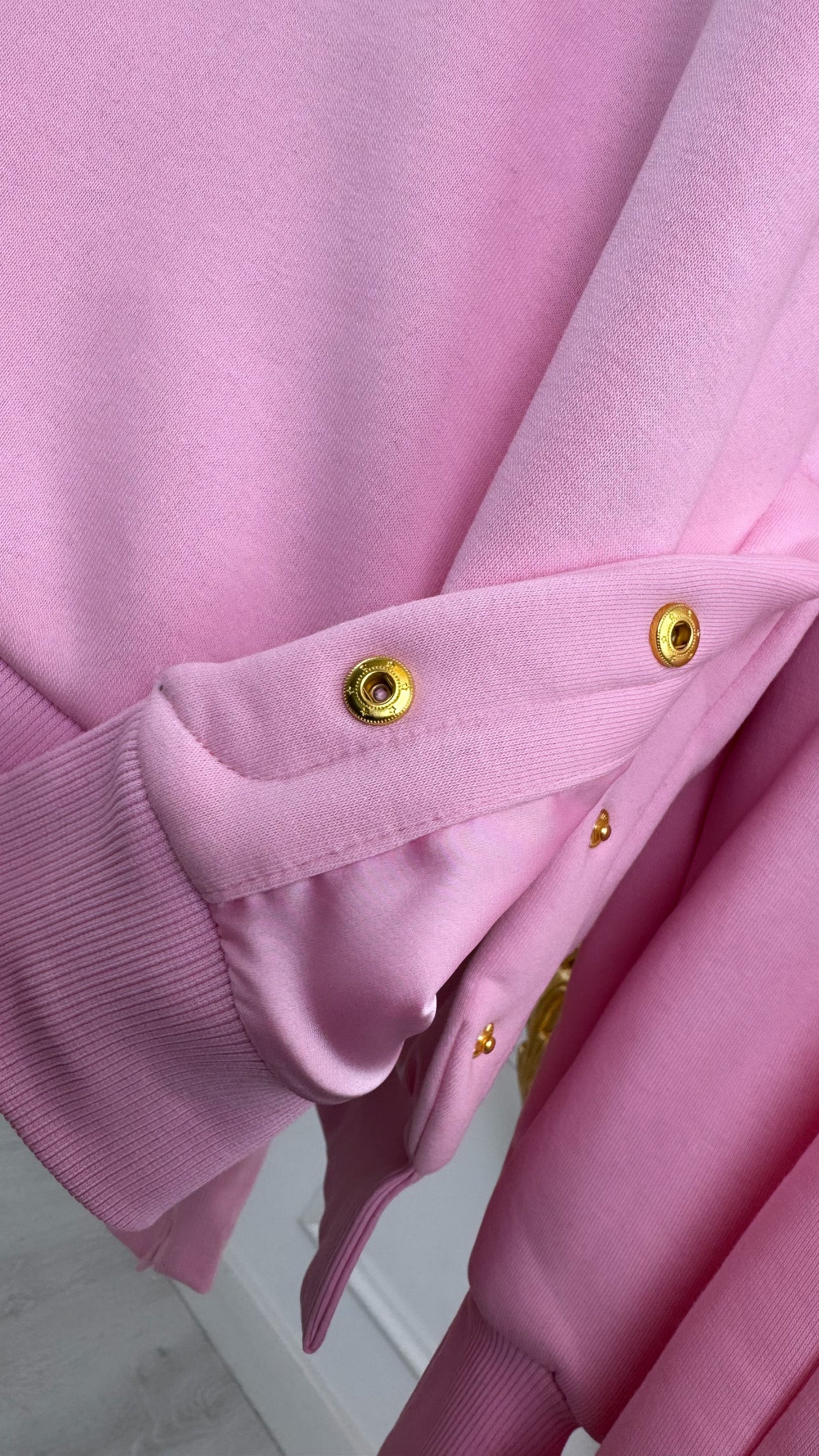 Bluză BLUSH - SNAP cu Satin la interior BABY PINK