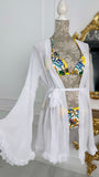 Cardigan Voal  " Fantasia " - SCURT - ALB