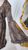Cardigan Voal " Fantasia " Animal Print