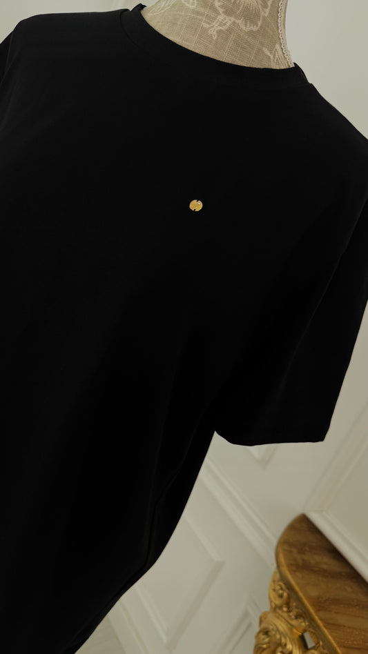 Tricou " Softie" Lung NEGRU