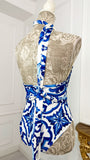 Costum de baie/Body întreg "Latifa" Brazilian Cut - Majolica