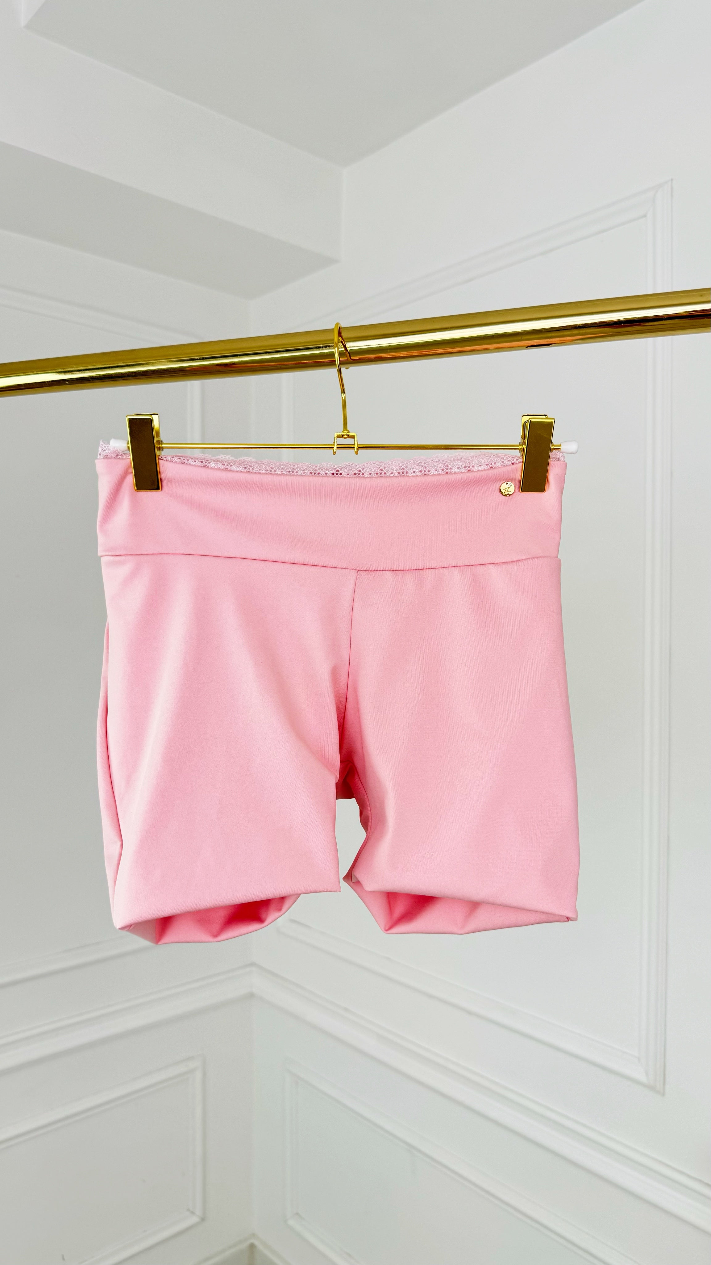 High waist elastic "HERA" shaper shorts Blush Pink