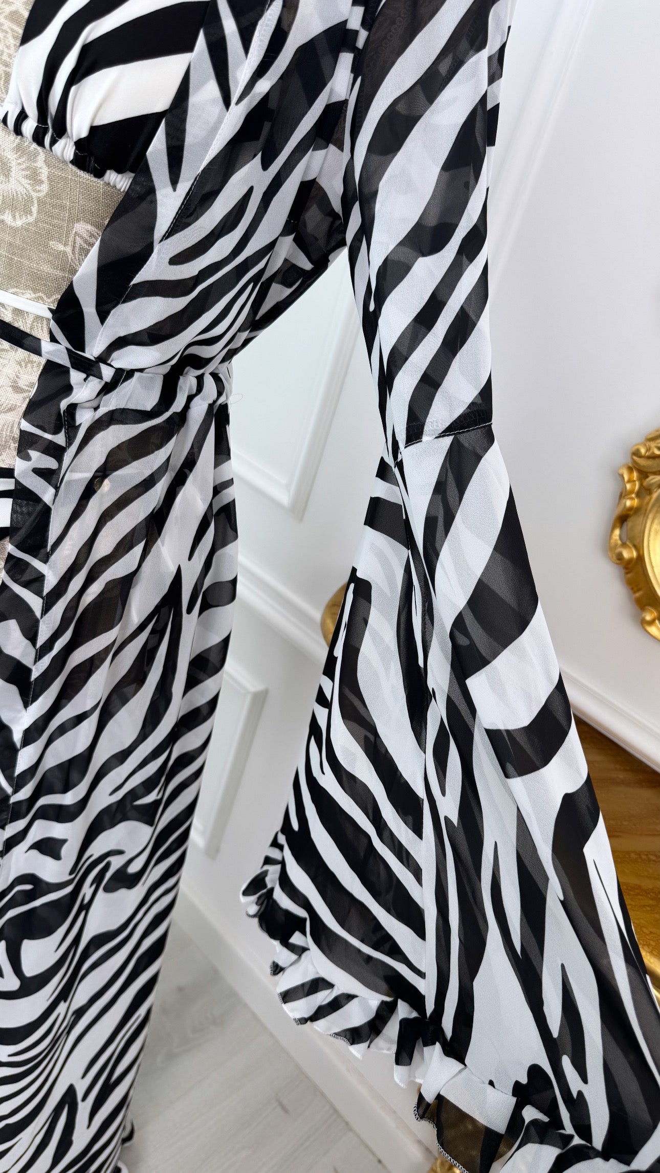 Cardigan Voal " Fantasia " Zebra