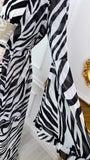 Cardigan Voal " Fantasia " Zebra
