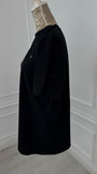 Tricou " Softie" CRISTALE Lung NEGRU