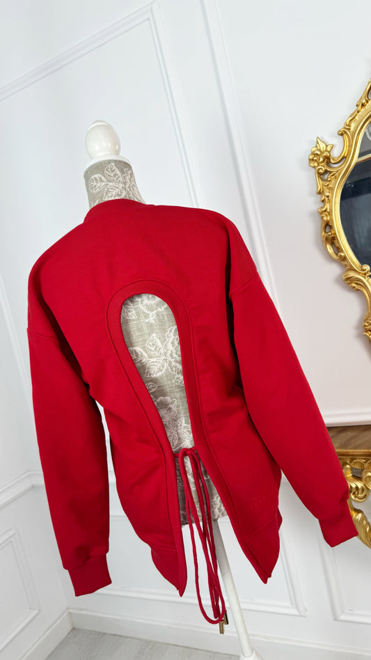 Blouse "Eria 500" Backless RED