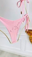 Blush Pink Crystal Swim Bottom