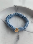  1 cm Elastic made of 100% Mulberry Natural Silk.