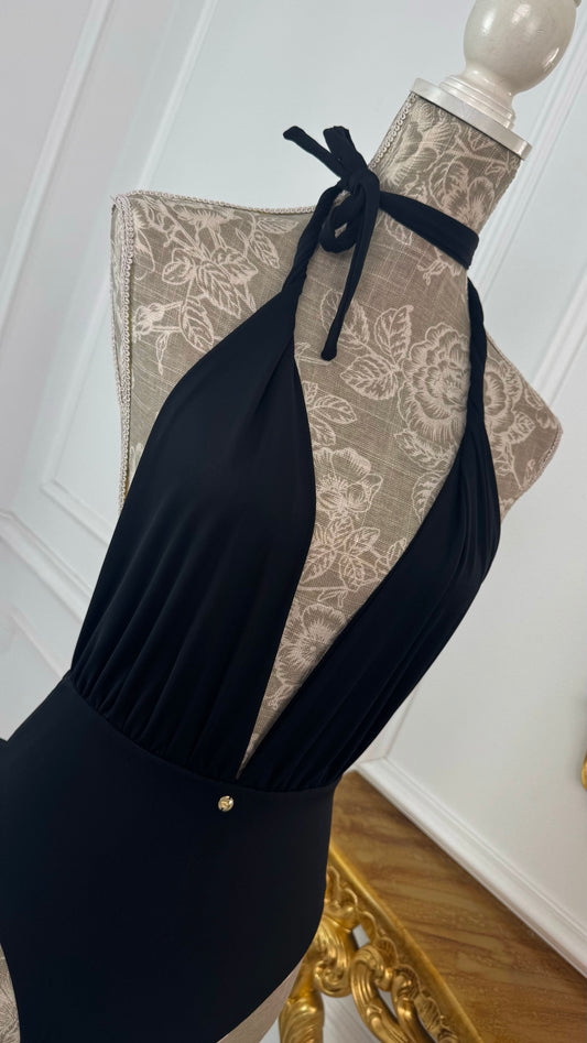 Costum de baie/Body întreg "Gaia" NEGRU