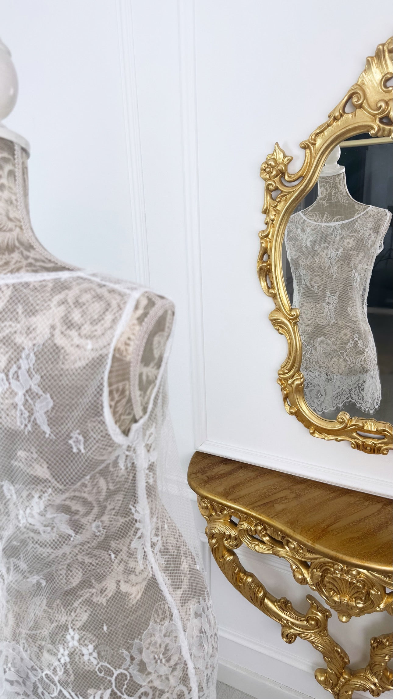 Bluza din dantelă ALB
