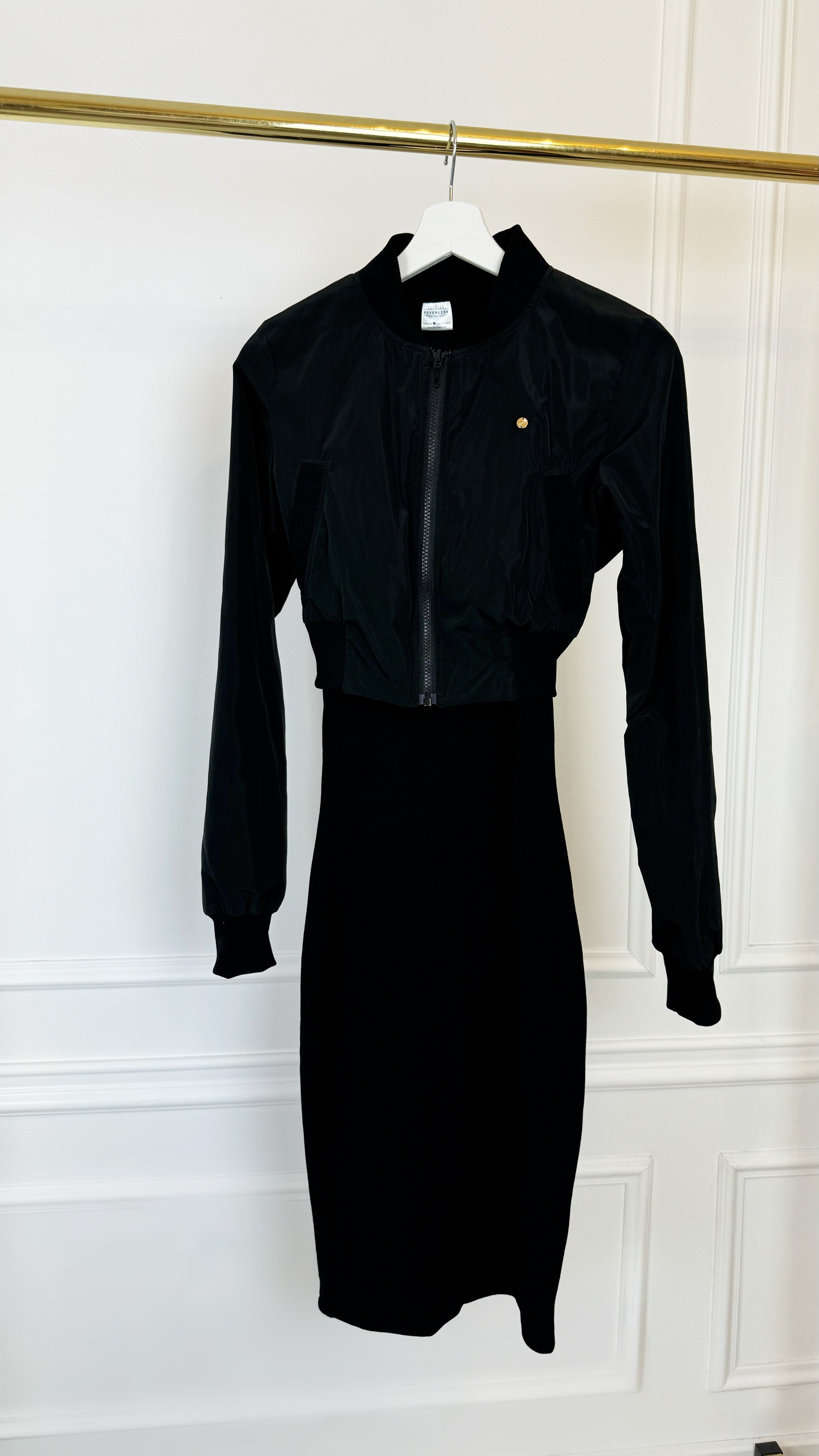 SET 2 Short Jacket + Rib Dress - 2 COLOR VARIATIONS