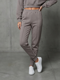 Pantaloni  "Blush" tip PANĂ - Mocha Mousse
