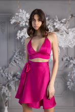 Load image into Gallery viewer, Set Satin &#39;Ballerina&#39; Flared Skirt Set, One Size + Bustier, Various Colors