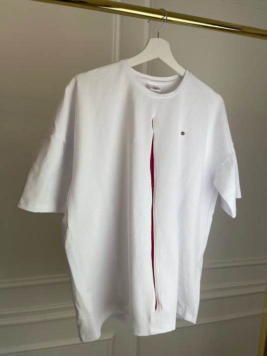 Oversize T-shirt "Split" White