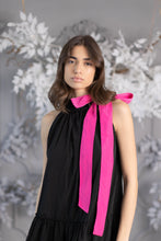Load image into Gallery viewer, Short &quot;Baby Doll&quot; Non-Crease Taffeta Dress BLACK
