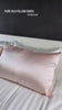 FeverLess Embroidered Natural Silk Mulberry Zipper Pillow Cover White
