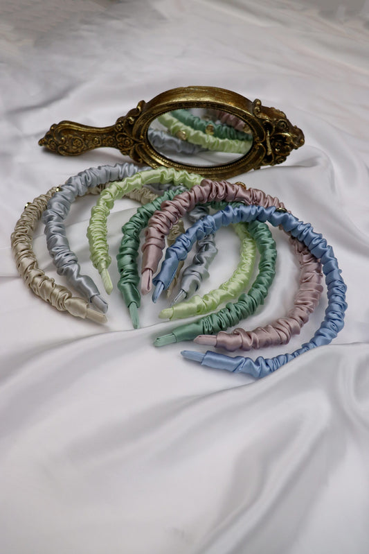 Natural Silk Headband 1.5 cm