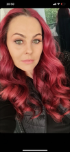 Load image into Gallery viewer, XXS Size Silk Heatless Curler with Satin Scrunchies Fuxia
