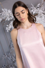 Load image into Gallery viewer, Short A-line Taffeta Dress Powder Pink
