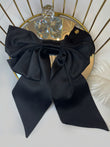 Hair Bow made from Natural Silk in various colors.