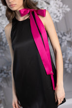 Load image into Gallery viewer,  Short A-line Taffeta Dress Black