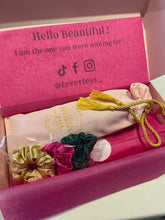 Load image into Gallery viewer, 3 Natural Mulberry Silk Medium Scrunchies
