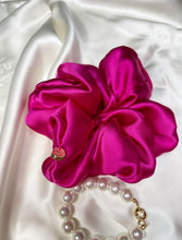 Load image into Gallery viewer, 1 Large Mulberry Natural Silk Scrunchie in various colors.