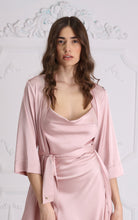 Load image into Gallery viewer, Set Satin Wave - Long Robe + Open Back Dress
