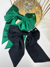 Load image into Gallery viewer, Hair Bow made from Natural Silk in various colors.