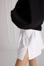 Load image into Gallery viewer, FeverLess Embroidered Short Tennis Skirt White
